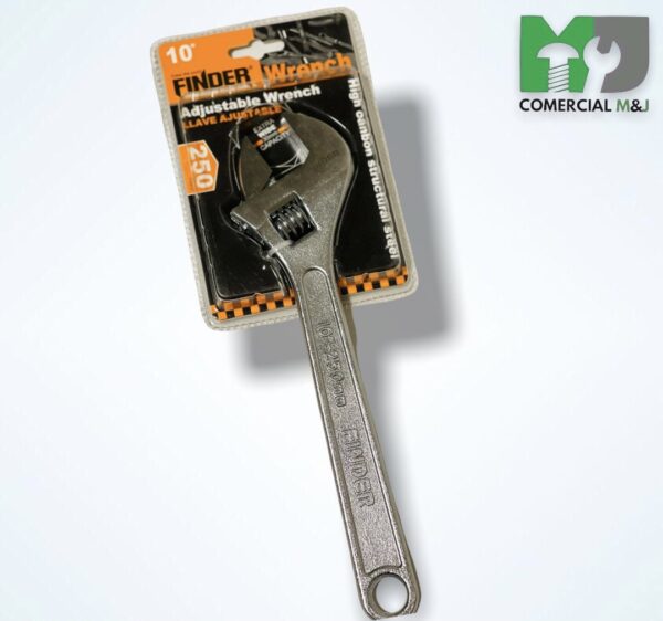 LLAVE AJUSTABLE 10" CROMADA - Imagen 2